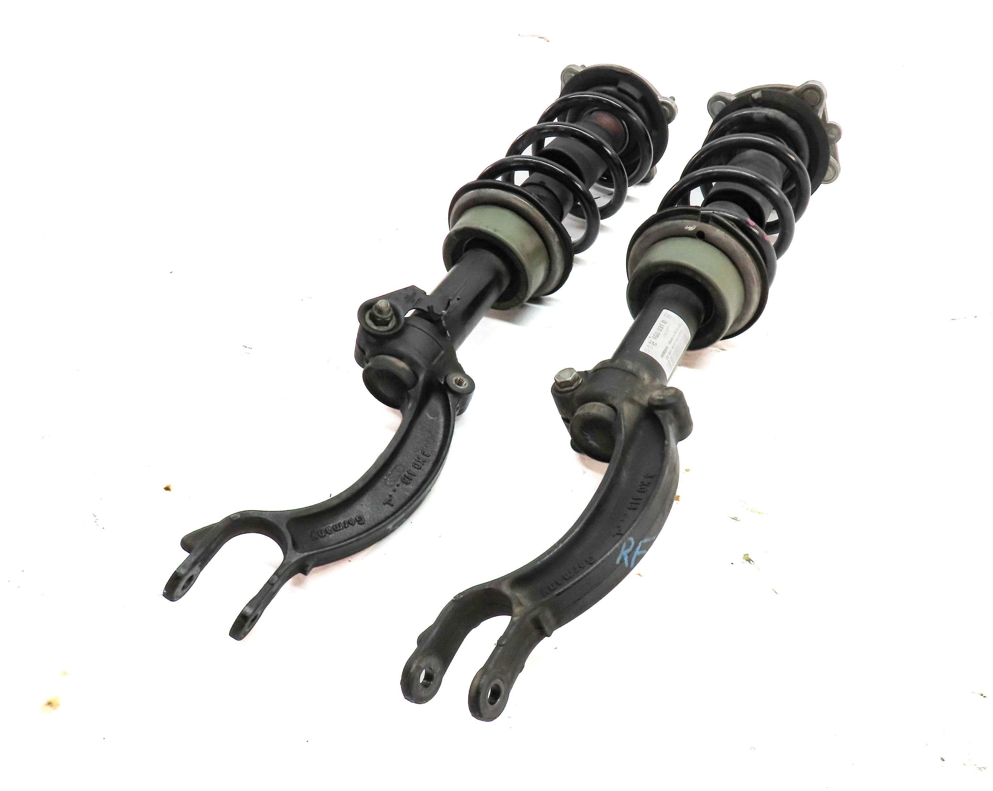12-17 AUDI A6 A7 (C7 4G8) FRONT LEFT & RIGHT STANDARD SUSPENSION SHOCK STRUT SET — exact item pictured